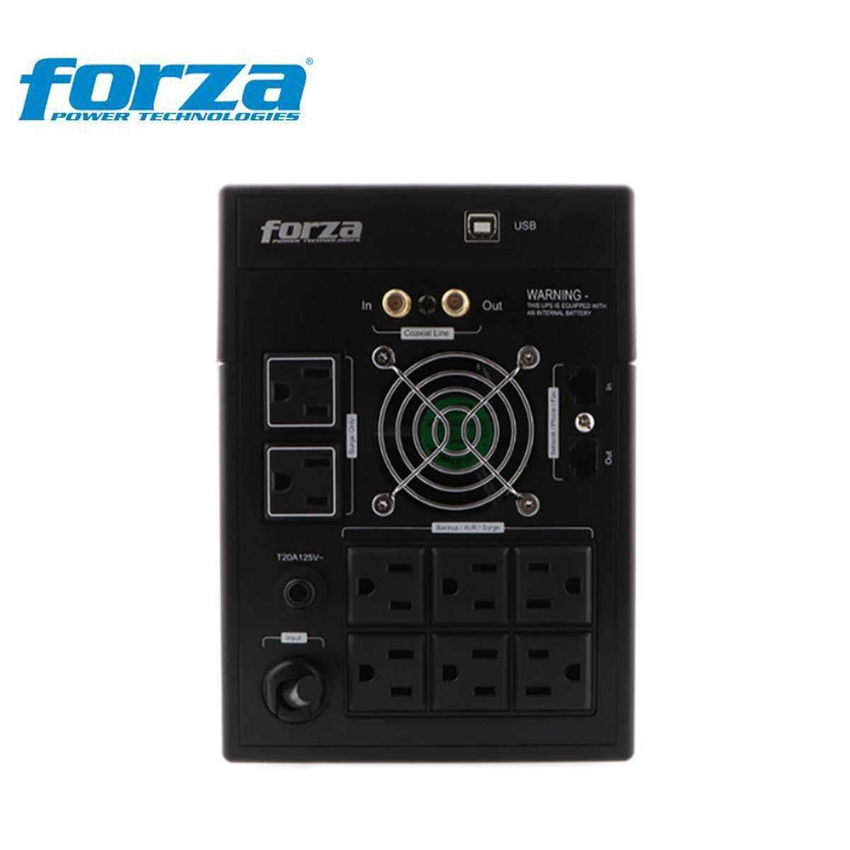 FORZA - Forza Ups 1500va/840w 8out 220v  Fx-1500lcd-U