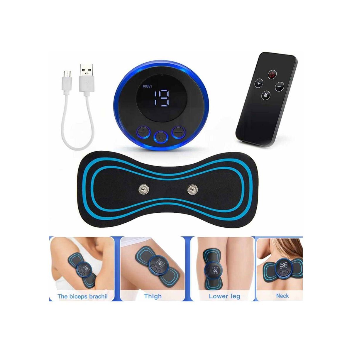 GENERICO - Masajeador Mariposa Electrico Parche para el Cuerpo