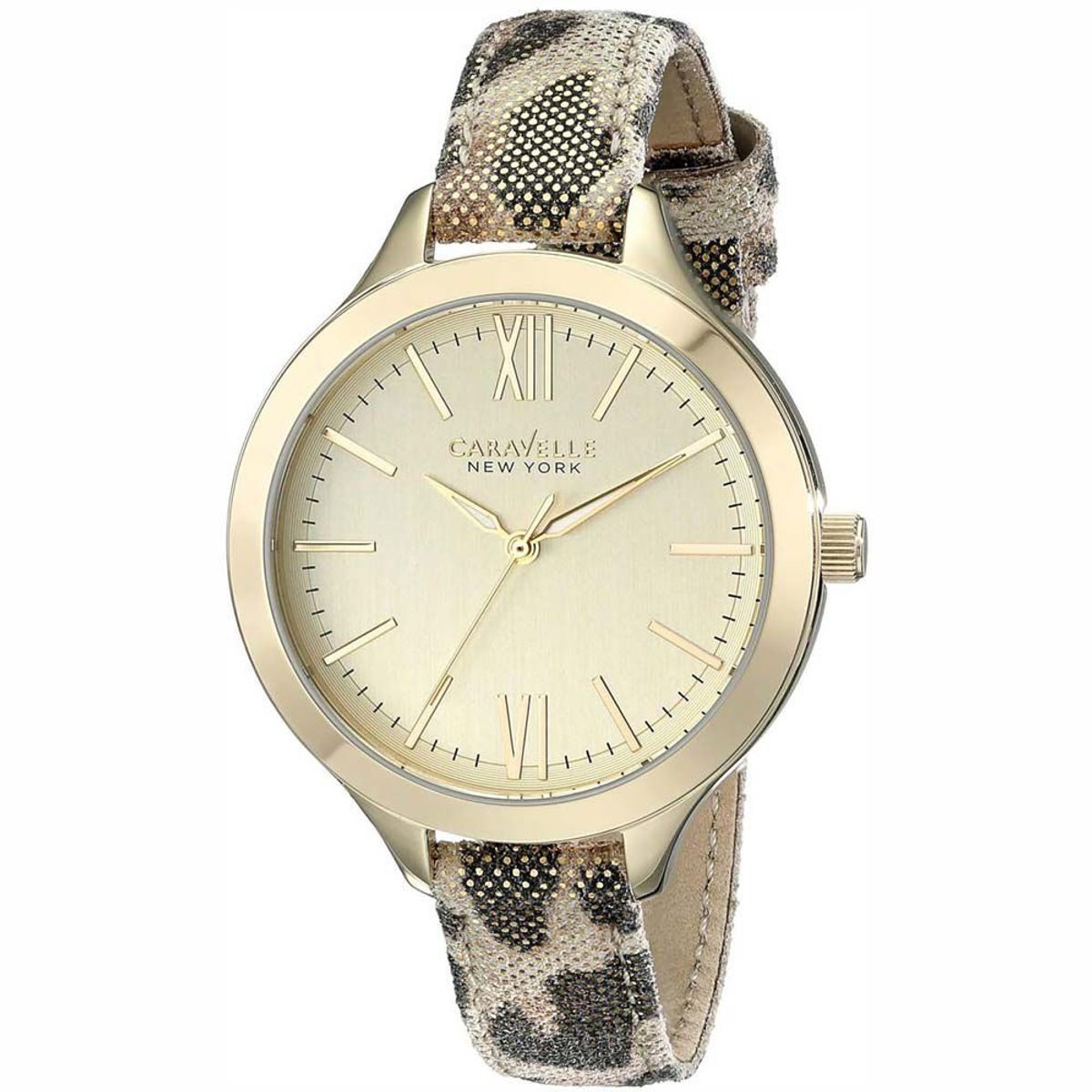 CARAVELLE NEW YORK - Reloj Caravelle New York 44L161 Analógico Champagne Dama - Dorado