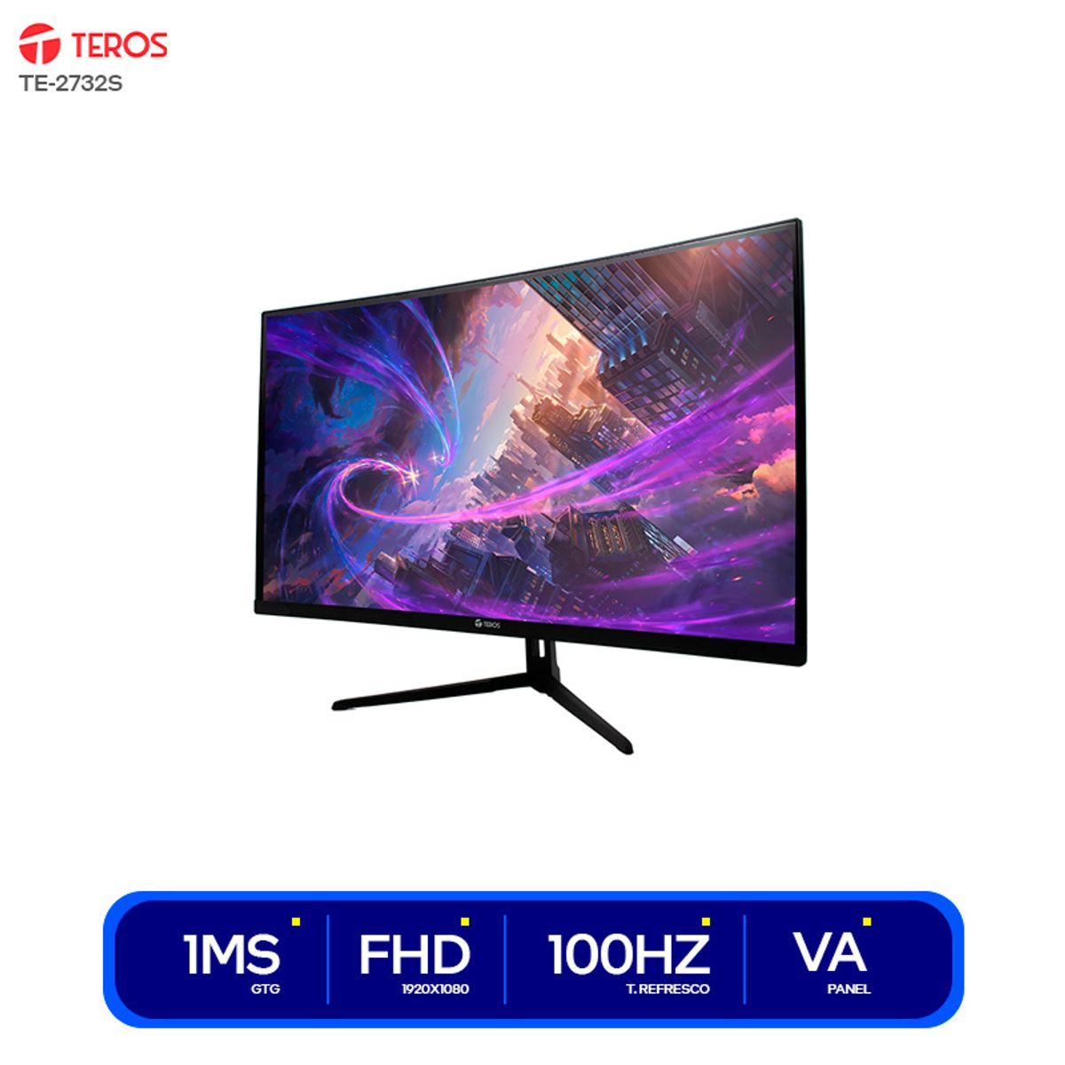 TEROS - Monitor Curvo TEROS TE-2732S 27 Full HD 100HZ 1Ms