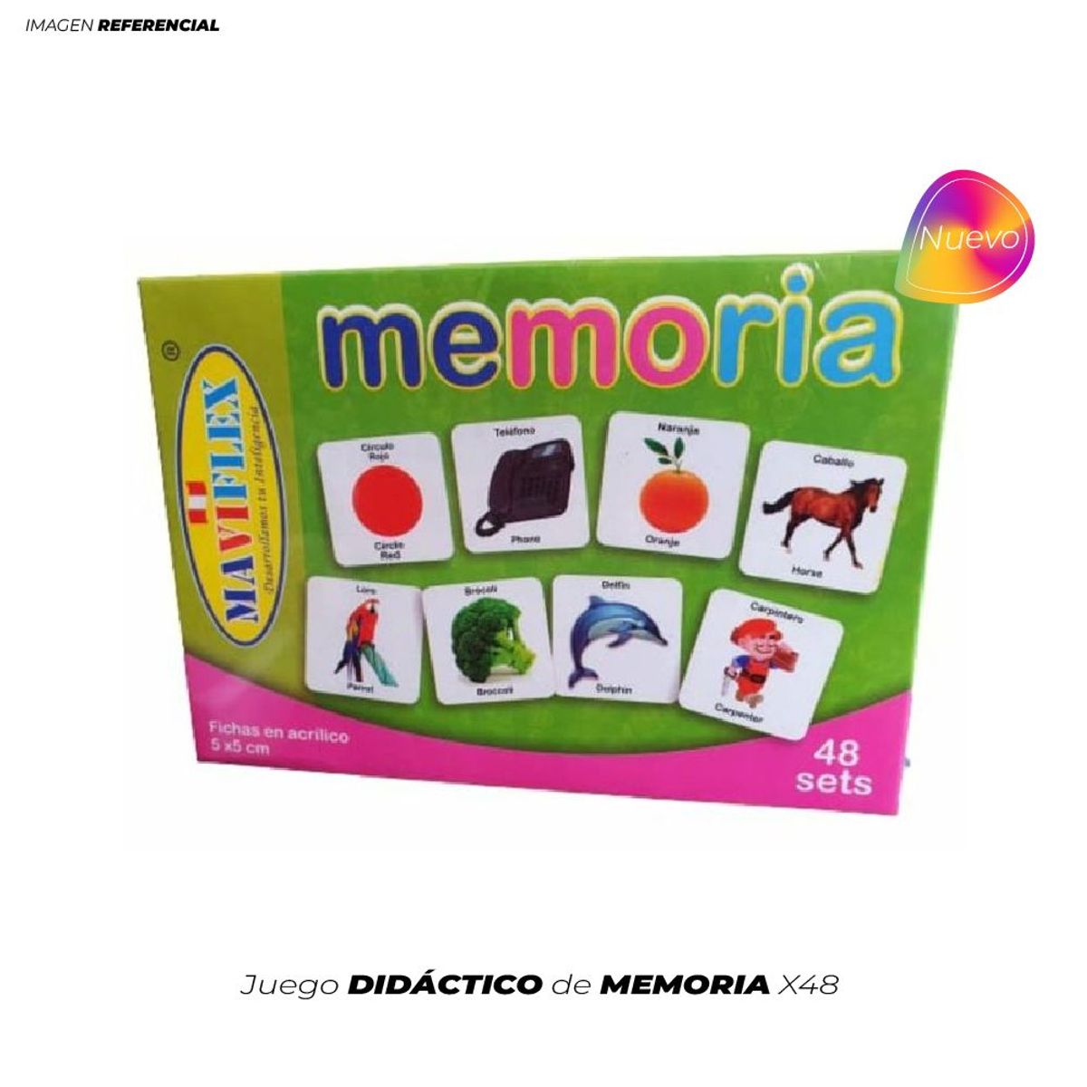 GENERICO - Juego Didáctico Memoria x48