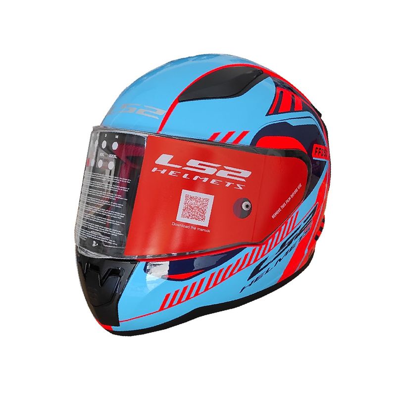 LS2 - Casco para Moto LS2 FF353 Rapid Destrip Talla L