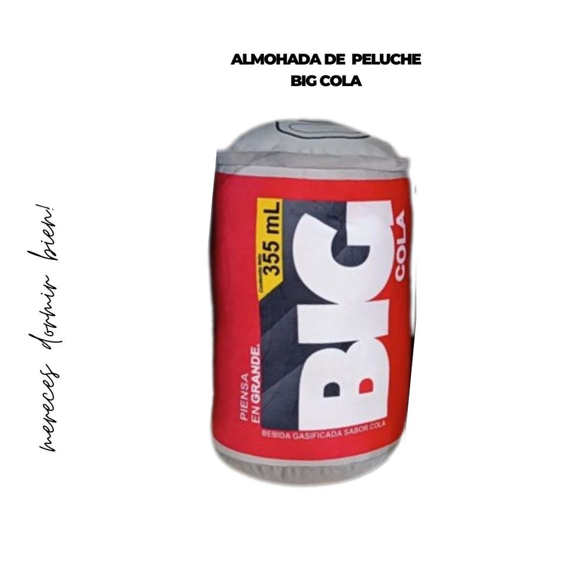 GENERICO - ALMOHADA SUAVE CON DISEÑO DE BIG COLA
