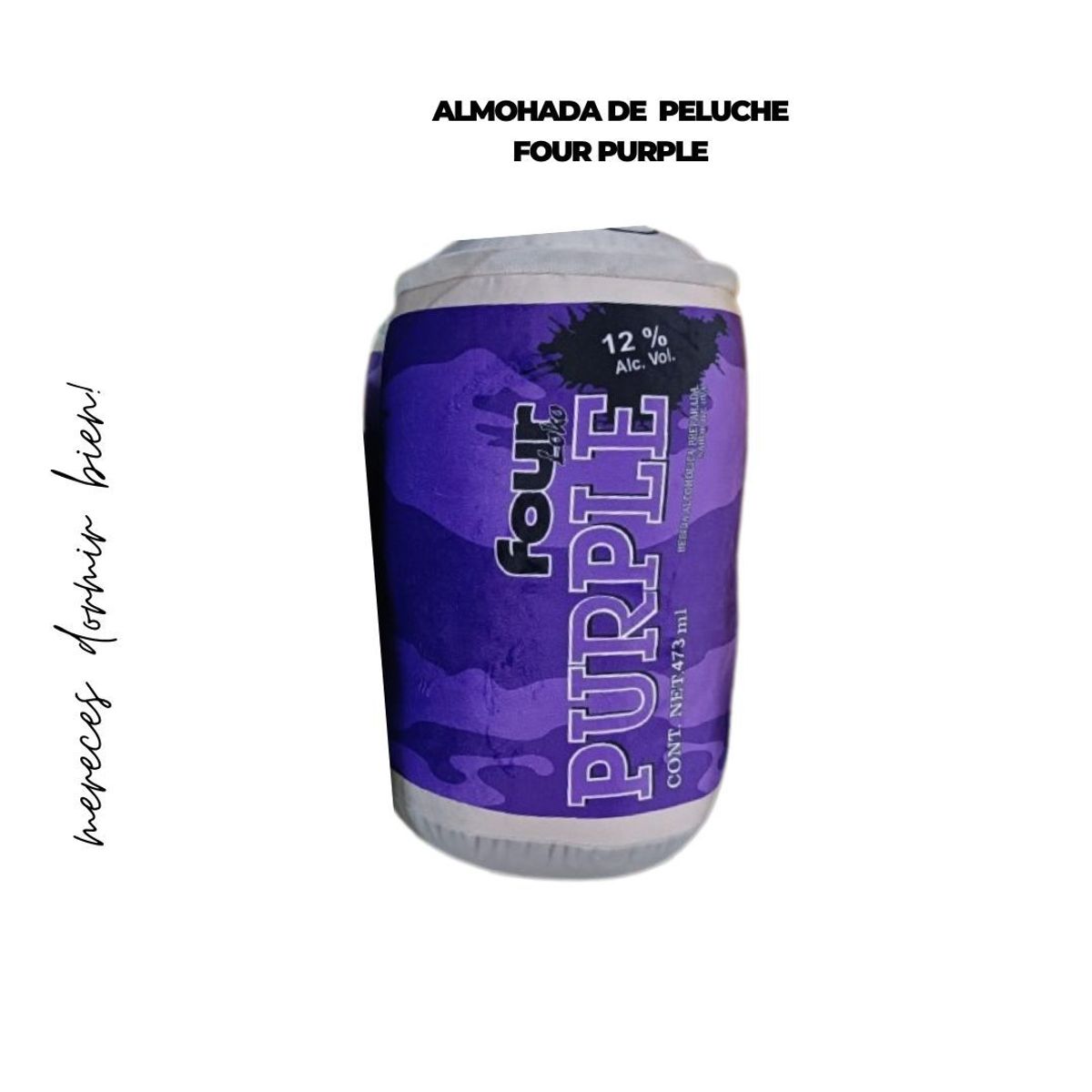 GENERICO - ALMOHADA SUAVE CON DISEÑO DE FOUR PURPLE