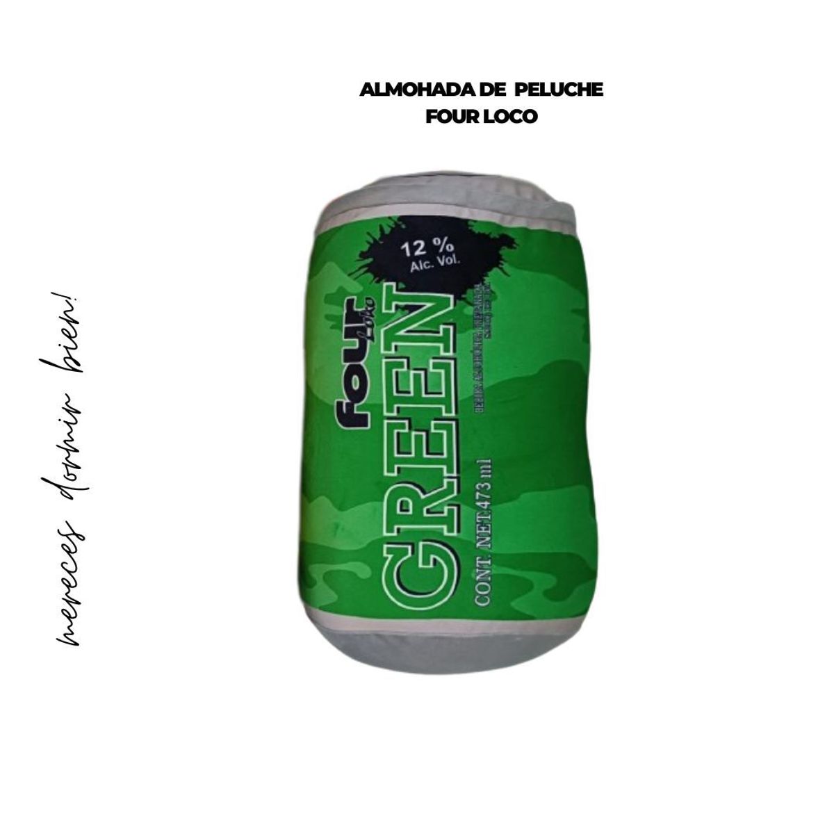 GENERICO - ALMOHADA SUAVE CON DISEÑO DE FOUR GREEN