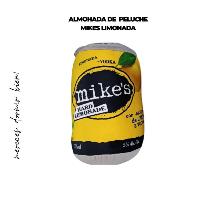 GENERICO - ALMOHADA  DE PELUCHE CON  DISEÑO DE MIKES.