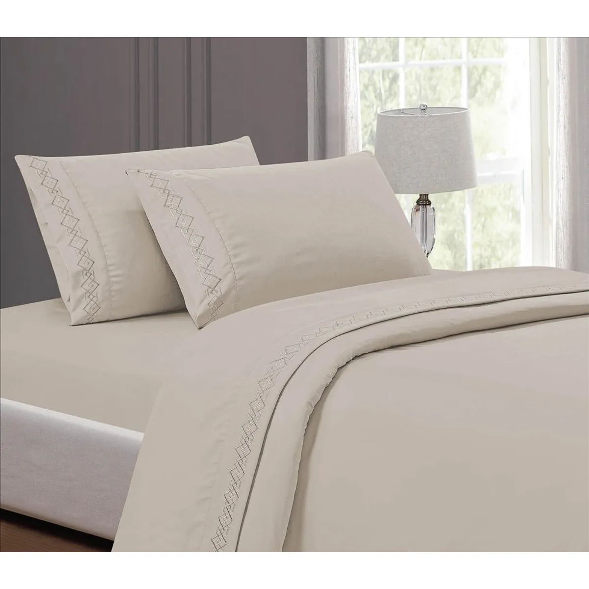 CASATEX - JUEGO DE SÁBANAS CASATEX DE 2 PLAZAS