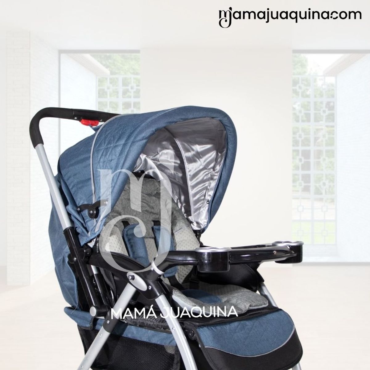 BAMBINO - Coche Cuna de Lujo «GALAXY» Edición Limitada Blue