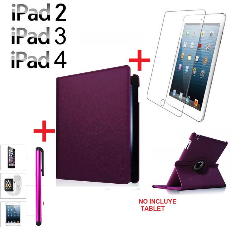 GENERICO - Funda  Mica  Lapiz para iPad 2da / 3era / 4ta A1395 A1416 A1458 Case