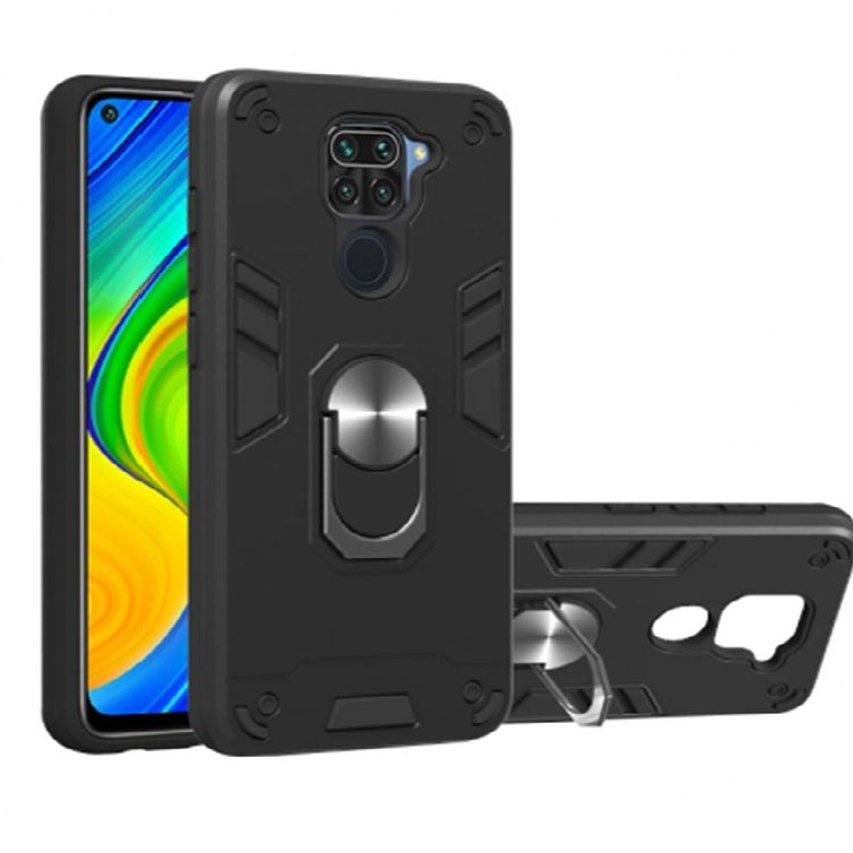 GENERICO - xiaomi note 9 Case funda armor negro
