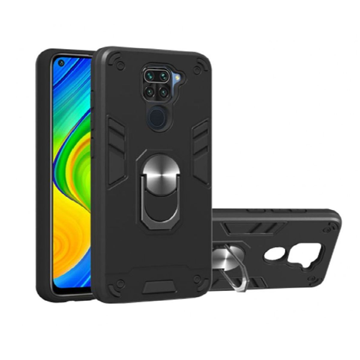 GENERICO - xiaomi note 9 Case funda armor negro