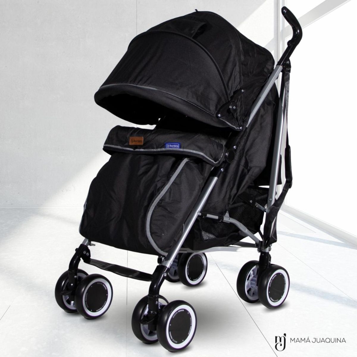 BAMBINO - Coche Bastón Deportivo «ULTRA PLUS» Edición Limitada Black