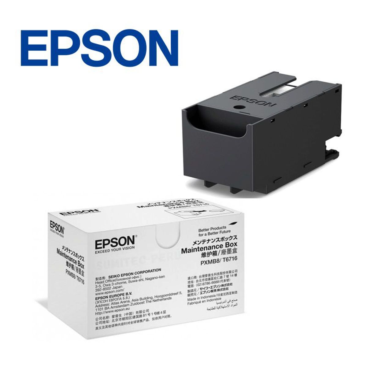 EPSON - CAJA DE MANTENIMIENTO EPSON T671600 Para WF-C5710 C5790 C5299 C5799