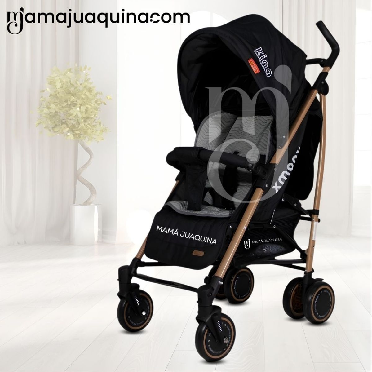 BABY KING - Coche Bastón Deportivo «XMOOV» Edición Limitada Black