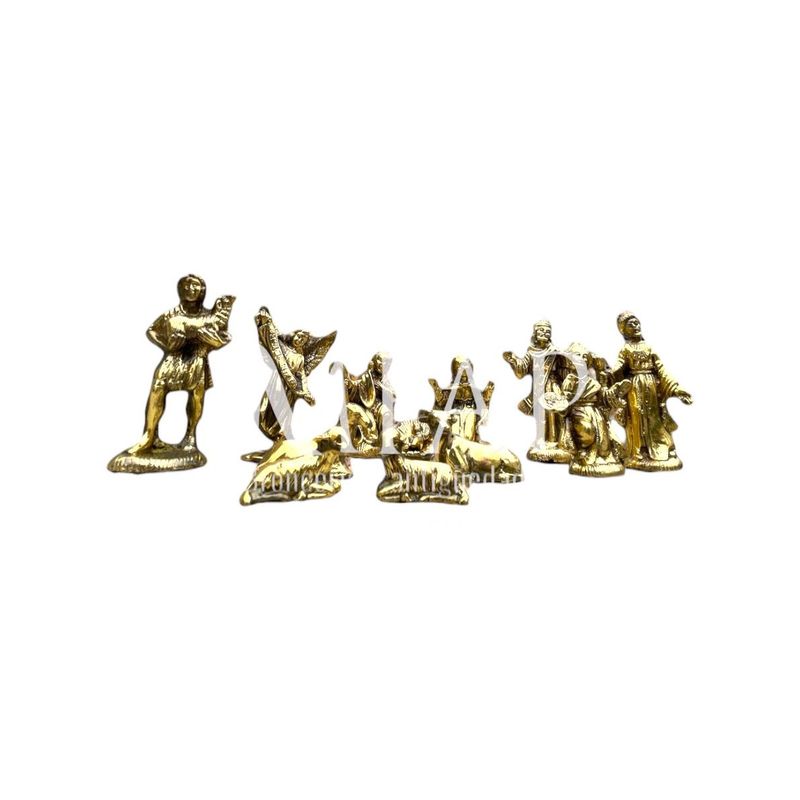 MFAP BRONCERIA Y ANTIGUEDADES - Nacimiento en bronce 9x28cm