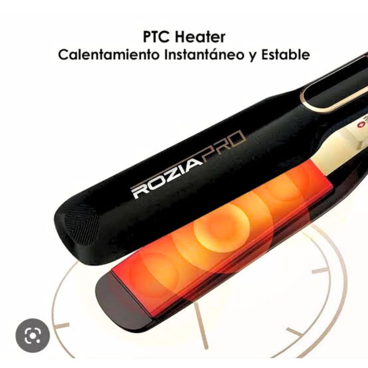 GENERICO - Plancha Alisadora de Cabello Rozia Pro HR815