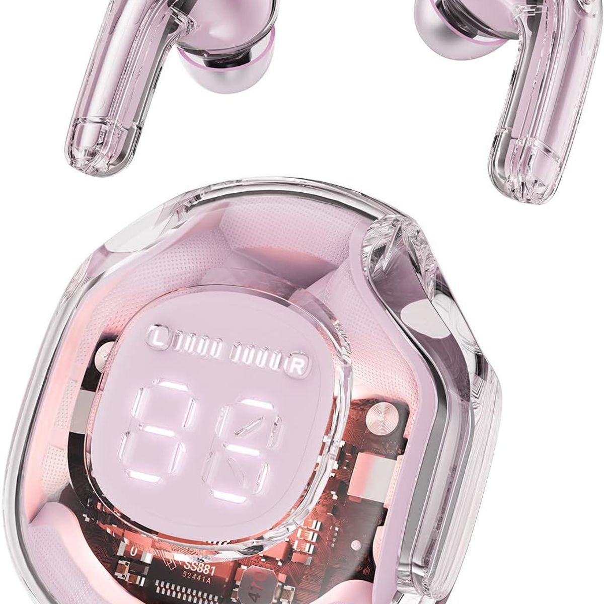 ACEFAST - AceFast - T8 Crystal - Audífonos inalámbricos transparentes