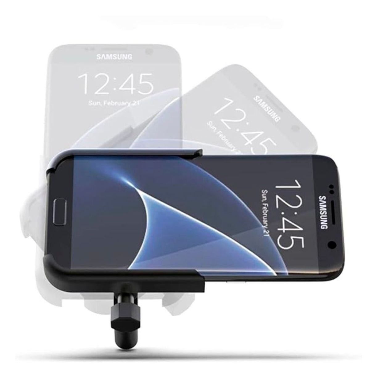 GENERICO - Soporte de Telefono Holder De Metal Aluminio Para Moto Bicicleta