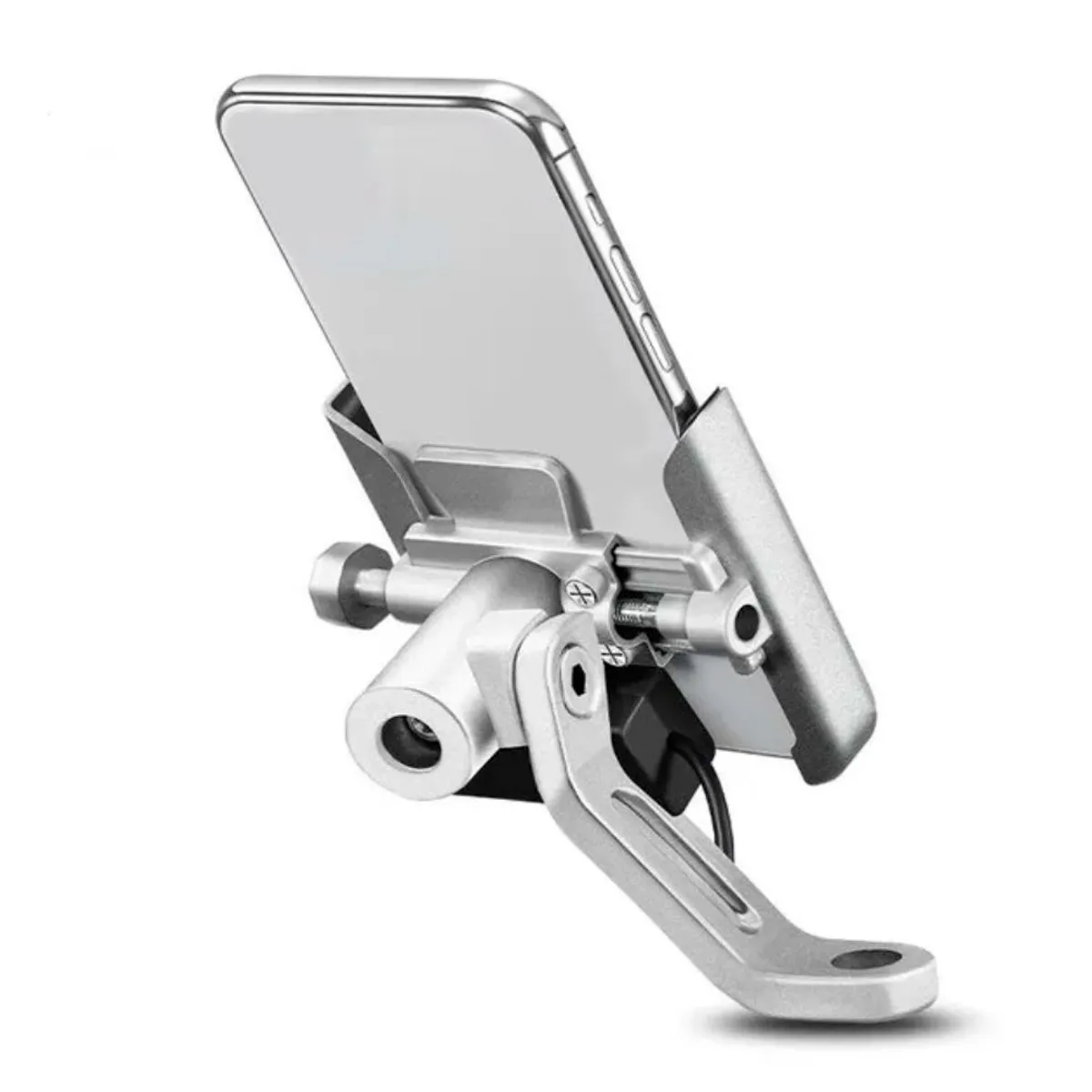 GENERICO - Soporte de Telefono Holder De Metal Aluminio Para Moto Bicicleta