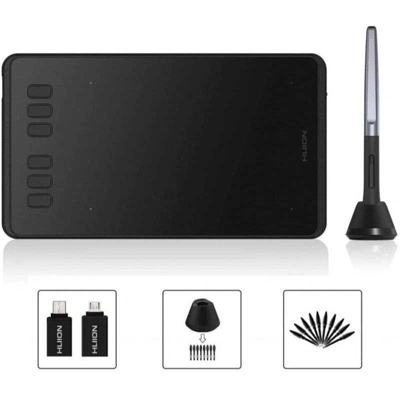 HUION - Tableta Grafica HUION Inspiroy H640P - Incluye Lapiz capacitivo