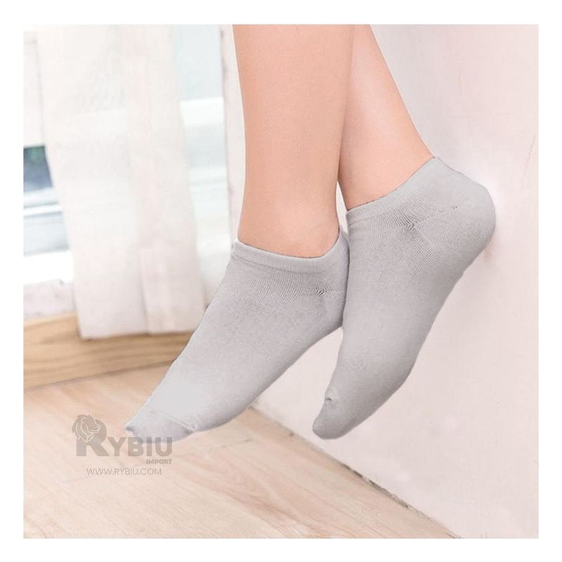 RYBIU IMPORT - Pack x3 Taloneras Mujer Algodón