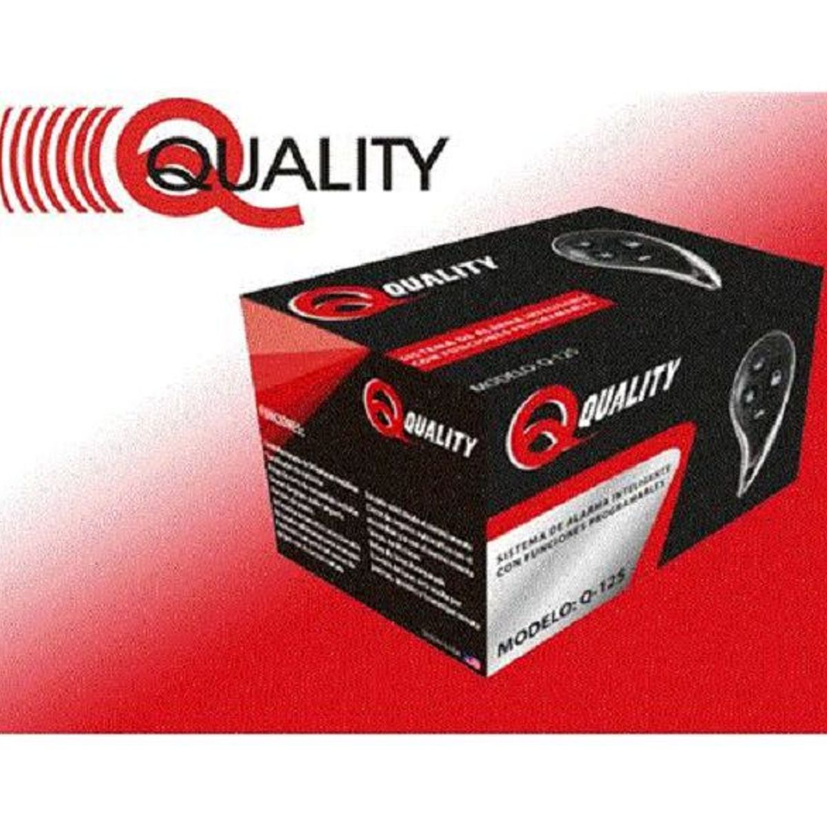 QUALITY IMPORTERS - Alarma Antirrobo Quality Premiun 2 Controles Q-150