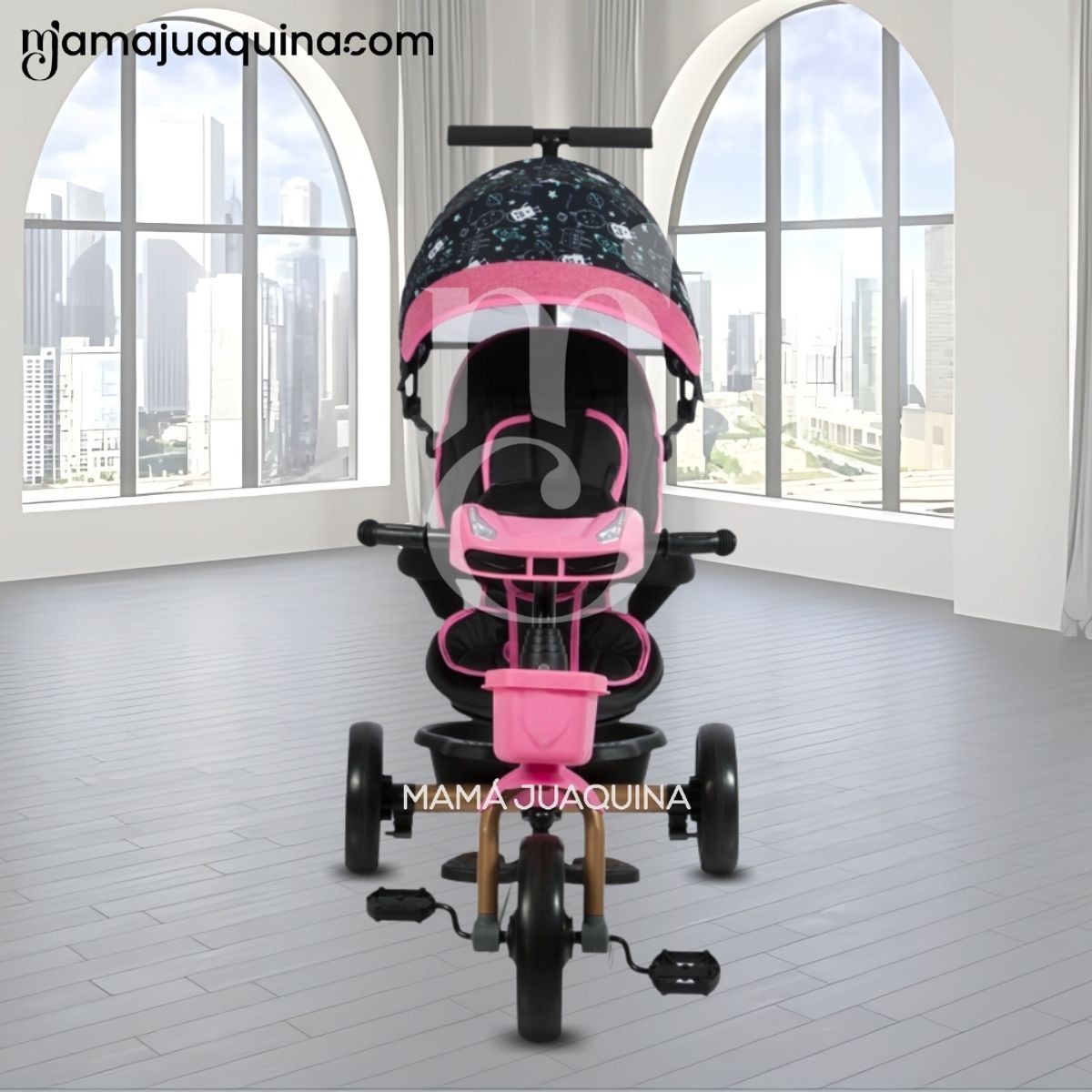 EBABY - Triciclo Guiador con Bluetooth «ROY PREMIUM» Menta