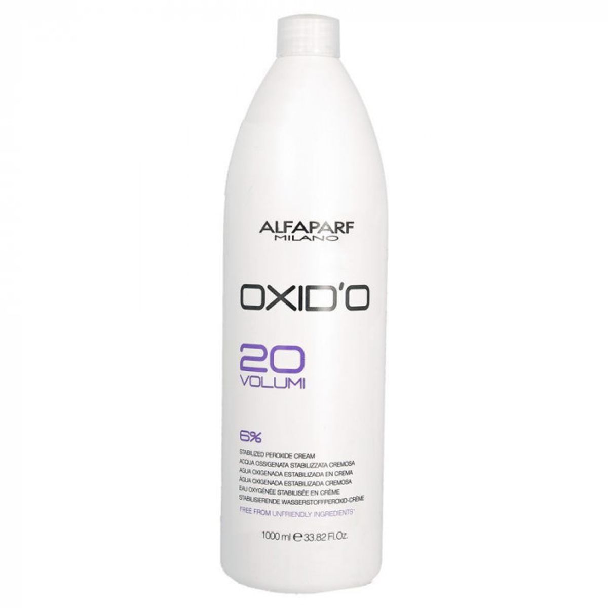 ALFAPARF MILANO - Peróxido Oxidante Oxido 20 Volumenes 1 Litro - Alfaparf