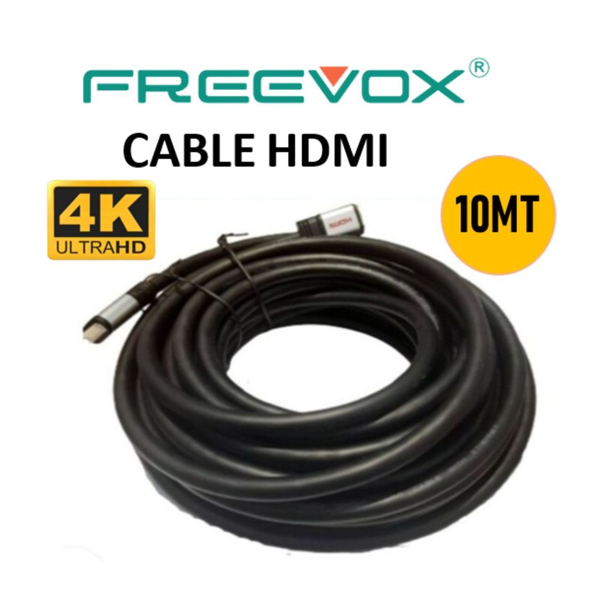 FREEVOX - CABLE HDMI 4K FREEVOX 10m 2.0 CON ETHERNET