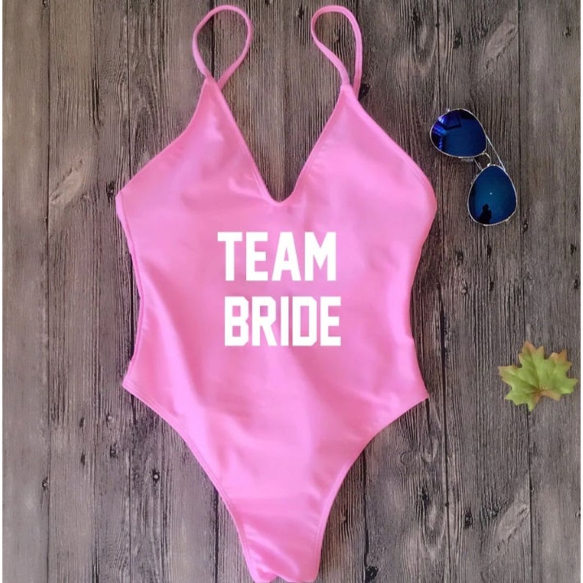 GENERICO - Talla S Rosado - Traje de Baño Playa Team Bride Salida Piscina