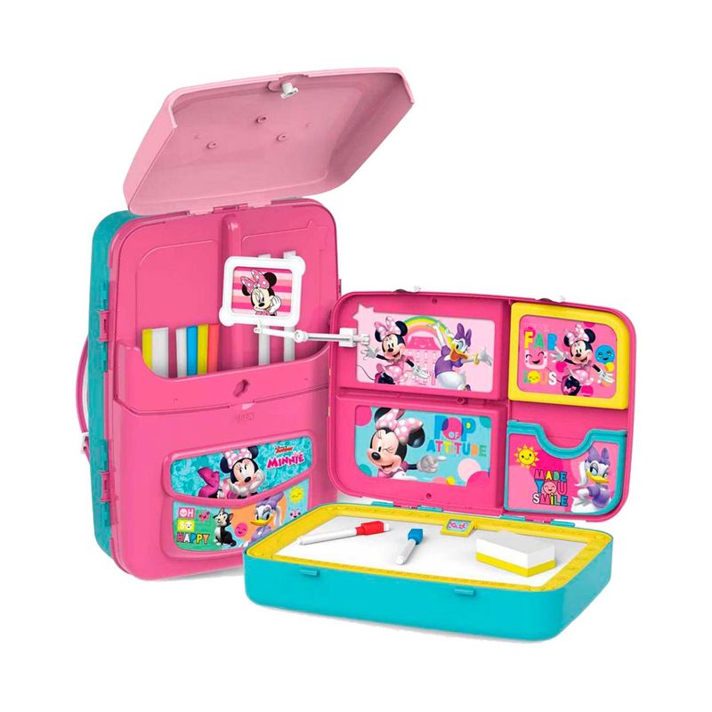 DISNEY - Set de Dibujo y Mochila Minnie Mouse 2en1 Disney