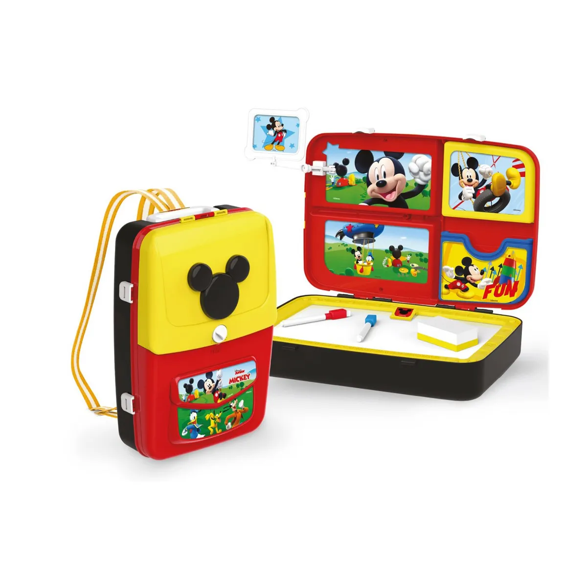 DISNEY - Set de Dibujo y Mochila Mickey Mouse 2en1 Disney