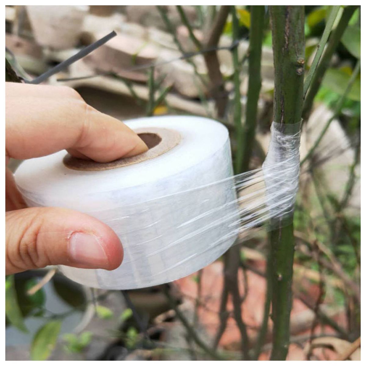 TRUPER - kit injerto, Navaja abatible TRUPER, 2 cintas de injerto stretch film