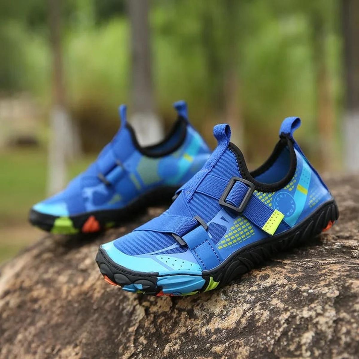 AQUA&MODA - Aquahoes Niños Zapatos Acuaticos Aquamoda Niños N3AAZ Azul - Azul_.