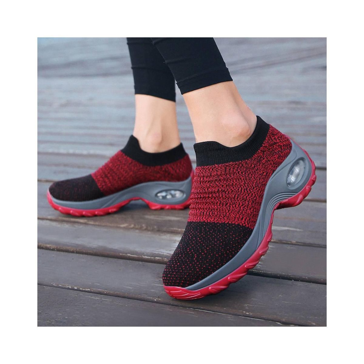 AQUA&MODA - Zapatillas con Capsula de Mujer Aquamoda M1ARO Rojo - Rojo