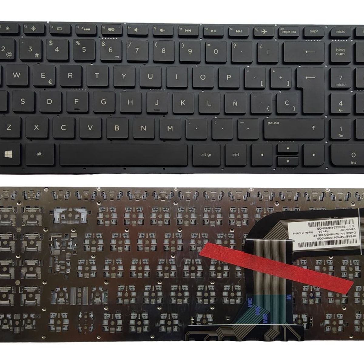 HP - Teclado ORIGINAL HP Pavilion 15P 15-P 15J 15T-P 15-K 15Z-P 15-V 17-F