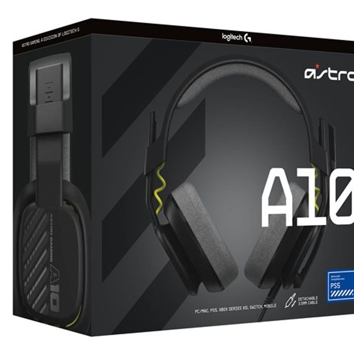 LOGITECH - Audifono con Microfono Astro A10 G2 BLACK