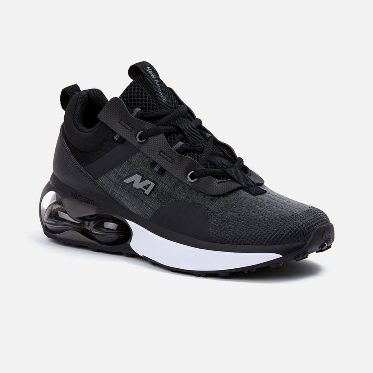 NEW ATHLETIC - ZAPATILLAS NEW ATHLETIC LIFESTYLE LIFMAXX01 NEGRO CON BLANCO HOMBRE