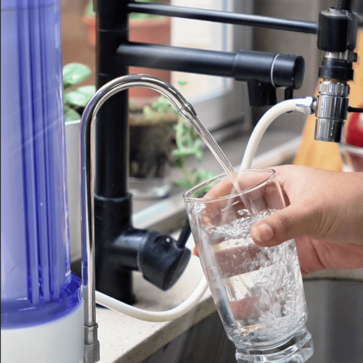 AV HOME - Purificador de Agua Premium cerámico antibacterias antimetales