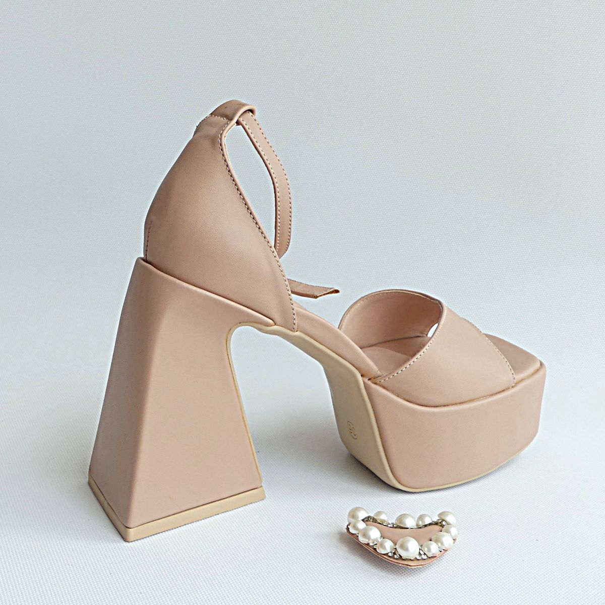 SAPATU - Sandalias de Vestir Plataforma Mujer Fatima Nude