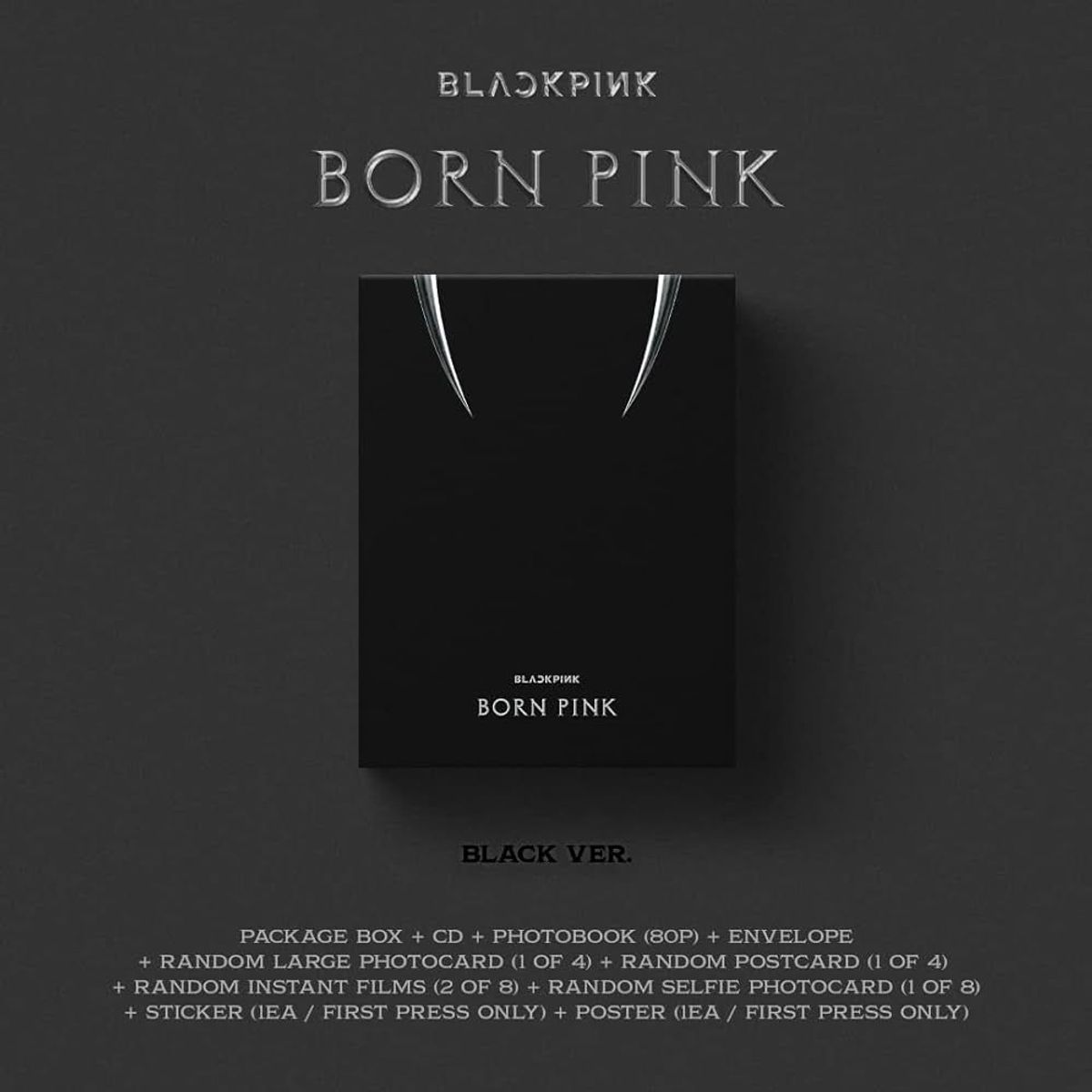 GENERICO - Blackpink Born Pink Álbum color Black