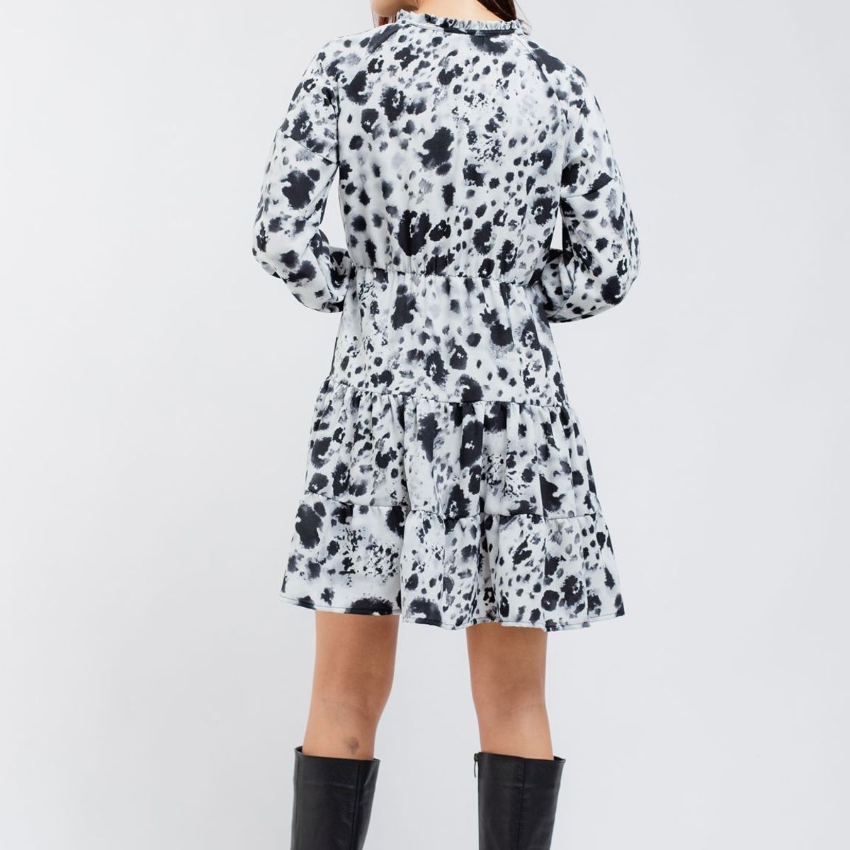 EQUI - Vestido Manga Larga Vólatil EQUI