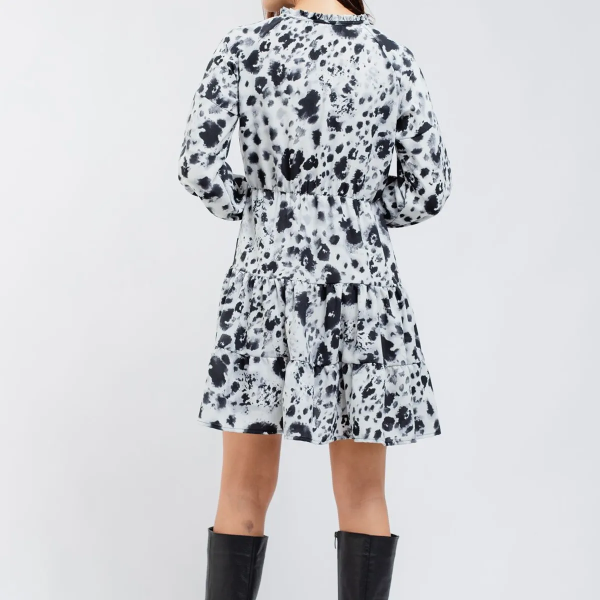 EQUI - Vestido Manga Larga Vólatil EQUI