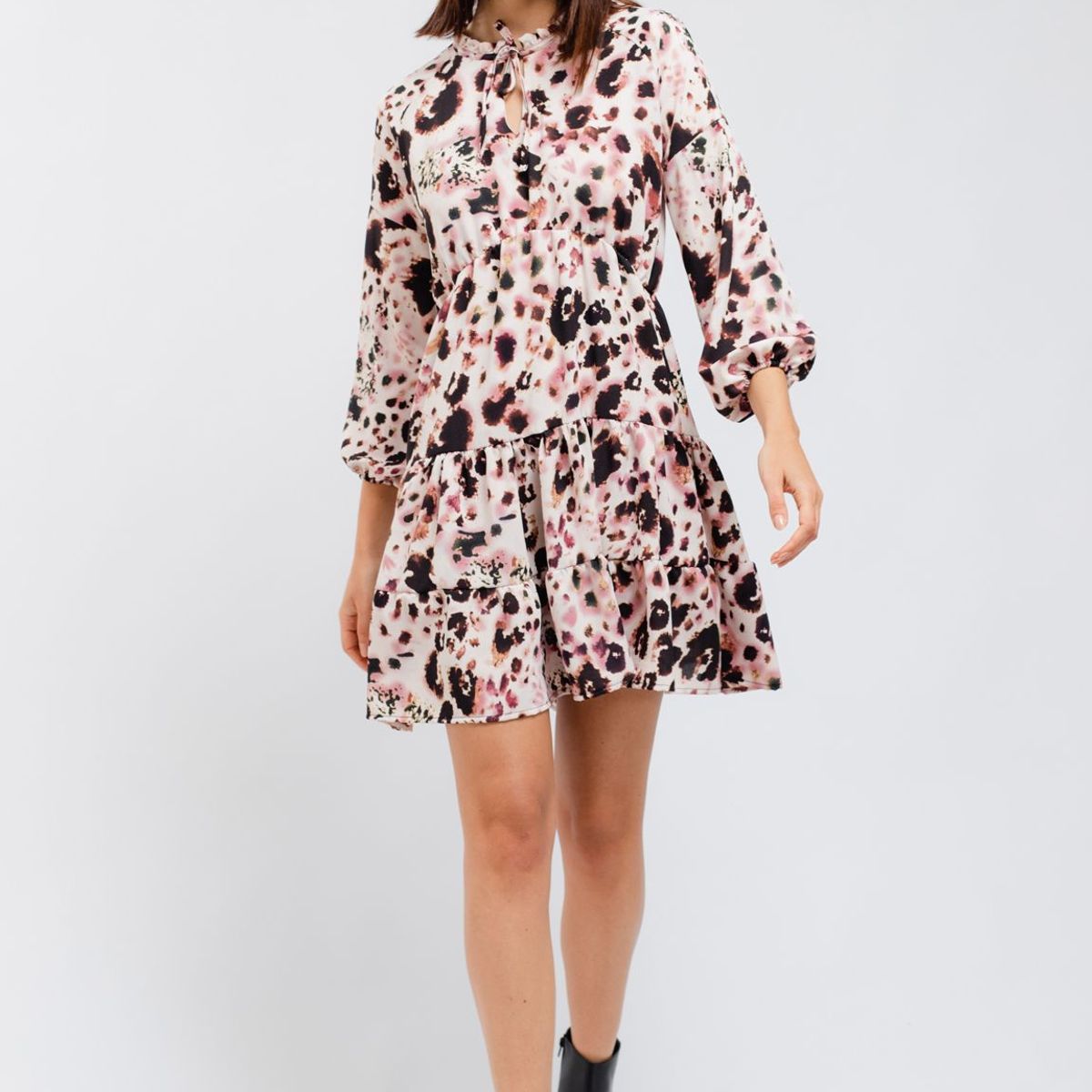 EQUI - Vestido Manga Larga Vólatil EQUI