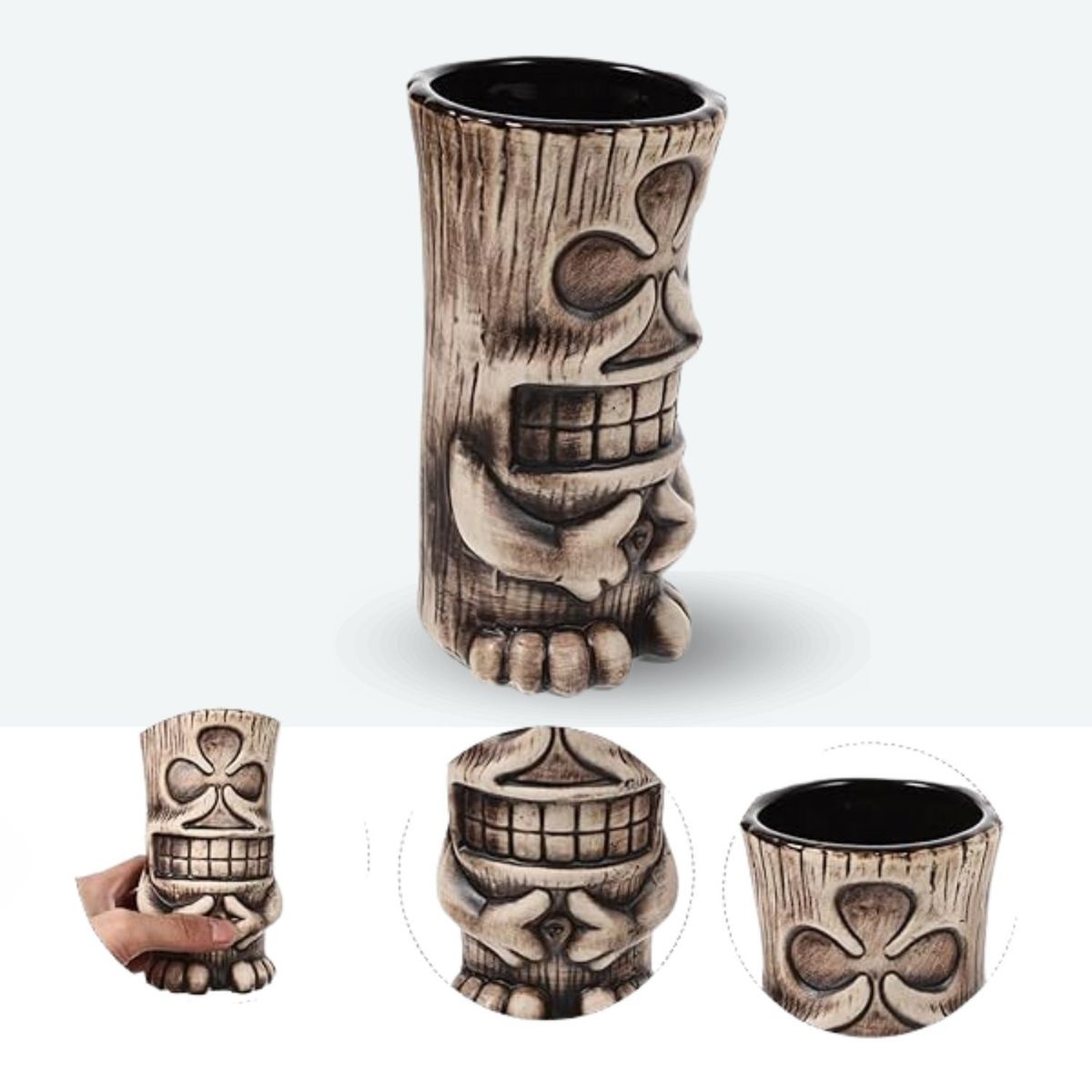 GENERICO - Copa Tiki de Cóctel Trébol 400 ML