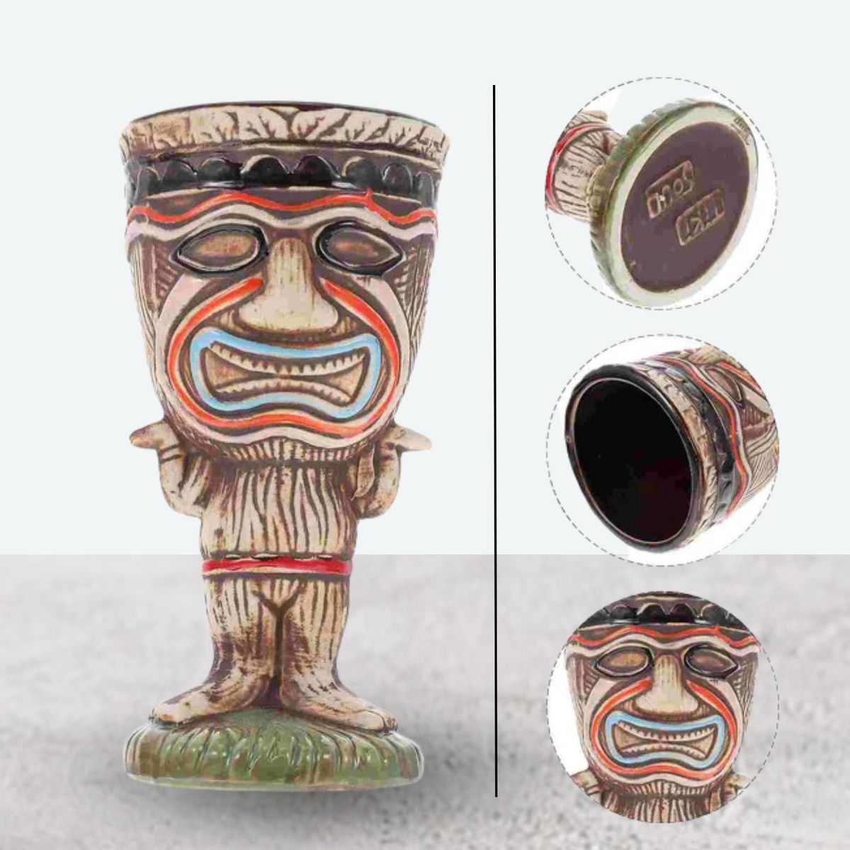 GENERICO - Vaso Tiki de Cerámica FDE 260 ml