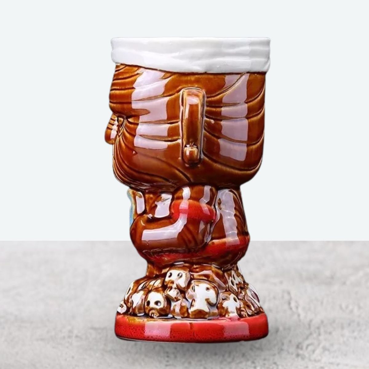 GENERICO - Copa Tiki de Cóctel Hawaiana Maorí 400 ML