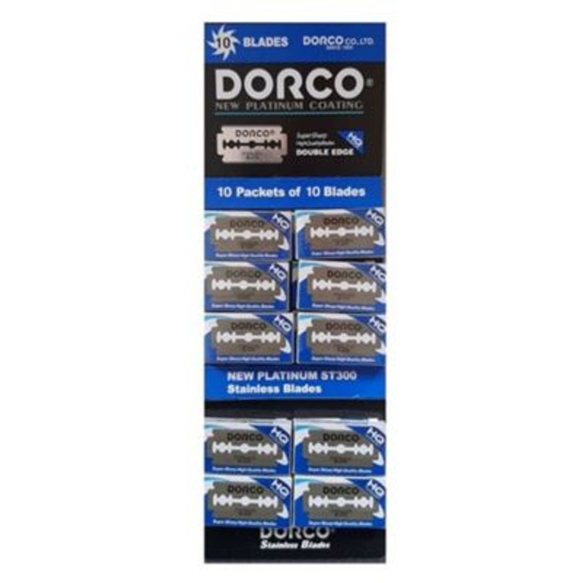 DORCO - Hoja De Afeitar Cuchilla Navaja de afeitar Dorco - 100 Cuchillas