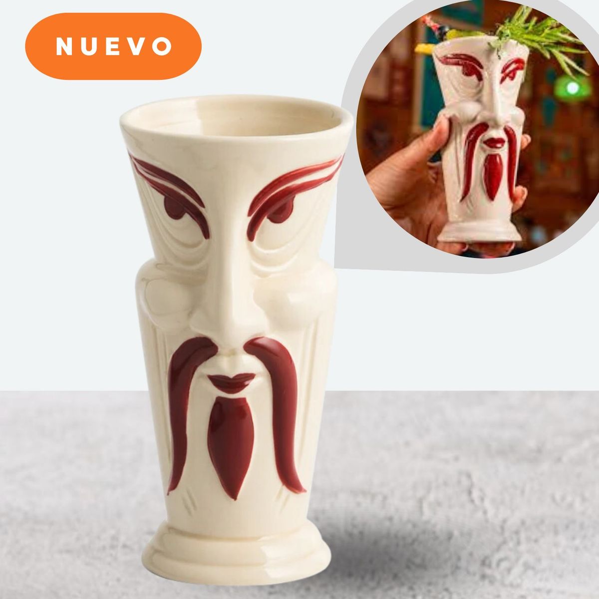 GENERICO - Copa Tiki de Cóctel Samurai 400 ML