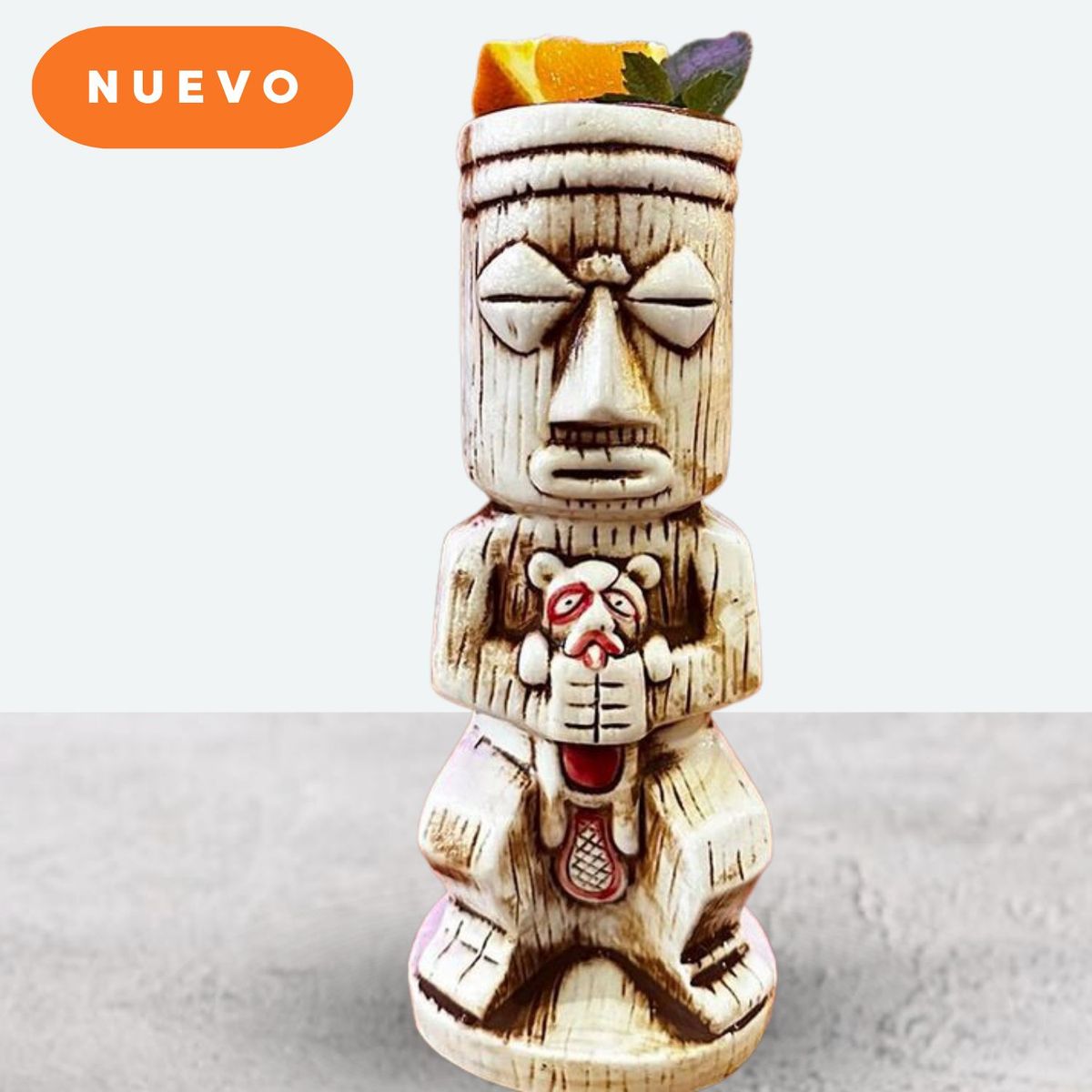 GENERICO - Copa Tiki de Cóctel Hawaiana JSY 400 ML